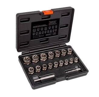 Foto 1 | Foto 1 | Juego Extractor de Tornillos y Tuercas BELUG 18 Piezas Negro