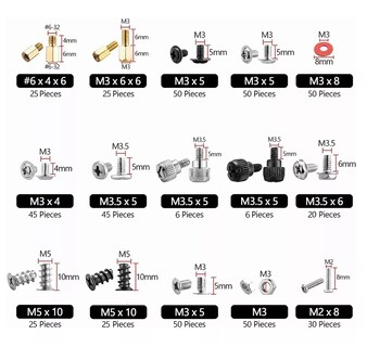 Foto 4 | Foto 4 | Kit de Tornillos Lab.G de 502 Piezas