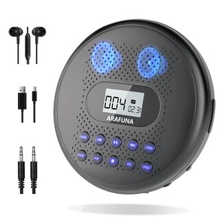 Foto 1 | Foto 1 | Reproductor De Cd Portátil Arafuna Con Altavoces Estéreo Duales - Venta Internacional.