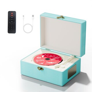 Foto 1 | Foto 1 | Reproductor De Cd Yintiny Blue Time Music Box Con Altavoz Recargable - Venta Internacional.
