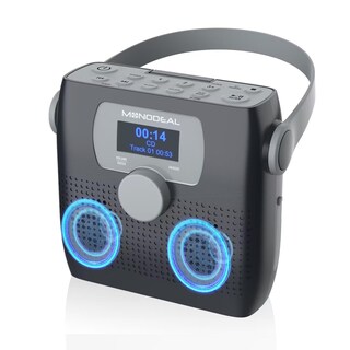 Foto 1 | Foto 1 | Reproductor De Cd Monodeal Boombox Portátil Bluetooth Con Altavoz De 6 W - Venta Internacional.