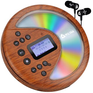 Foto 1 | Foto 1 | Reproductor De Cd Portátil Klim Discover Wood Con Bluetooth Y Radio Fm - Venta Internacional.