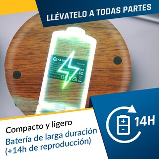 Foto 4 | Foto 4 | Reproductor De Cd Portátil Klim Discover Wood Con Bluetooth Y Radio Fm - Venta Internacional.