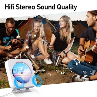 Foto 5 | Foto 5 | Reproductor De Cd Portátil Micocious Bluetooth Con Mando A Distancia - Venta Internacional.