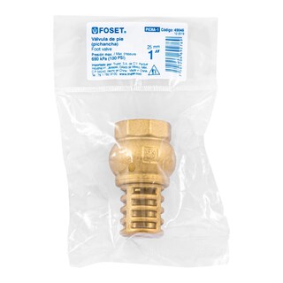 Foto 2 | Foto 2 | Pichancha Succión Toda de Bronce 1 Pulgada Truper 49046/picha-1 color Dorado