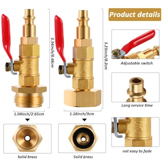 Foto 2 | Foto 2 | Adaptador Winterize Blowout Hotop Brass Con 1/4 Pulgadas Macho X 3/4 Pulgadas Ght - Venta Internacional.