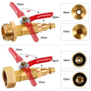 Foto 3 | Foto 3 | Adaptador Winterize Blowout Hotop Brass Con 1/4 Pulgadas Macho X 3/4 Pulgadas Ght - Venta Internacional.
