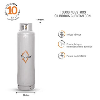 Foto 2 | Foto 2 | Cilindro de Gas Ingusa Pt45cil01 de 45 kg
