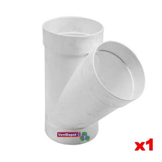 Foto 2 | Foto 2 | Yee Sencilla De Pvc Ventdepot Mxsys-001 1 Pieza Blanco