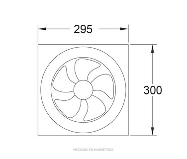 Foto 8 | Foto 8 | Extractor de Aire Industrial Estevez 1708(eco) color Blanco 8'' 1708 Muro/Ventana