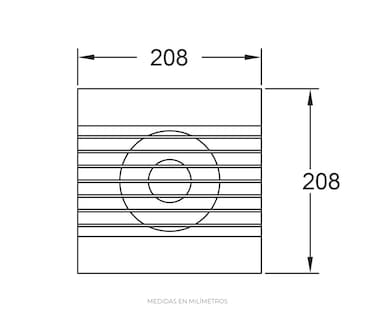 Foto 7 | Foto 7 | Estevez Extractor De Aire De 6 Pulgadas Con Reja Antirretorno