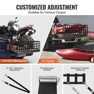 Foto 6 | Foto 6 | Extensor De Plataforma Para Camión Tailgate Net Vevor, 60 X 45 Cm, Con Correas - Venta Internacional.