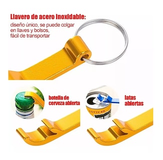 Foto 3 | Foto 3 | Destapador Llavero Aluminio Belug 100 Piezas
