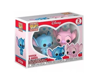 Foto 2 | Foto 2 | Llaveros Funko Pop de Pareja Disney Stitch y Angel