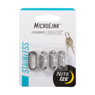 Foto 1 | Foto 1 | Minillaveros Moscarabiner Nite Ize Microlink De Acero Inoxidable Paquete De 4 - Venta Internacional.
