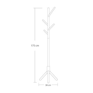 Foto 2 | Foto 2 | Perchero Ilios Innova Minimalista de Madera con 8 Ganchos Marrón