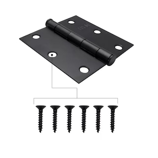 Foto 2 | Foto 2 | Bisagras Eo Safe Imports Esi-8376 color Negro Mate 3 X 3 \" con Tornillos 10 Pzas