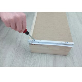 Foto 3 | Foto 3 | Corredera Esmaltada Riel 35cm (10 Pares) Eo Safe Imports Esi-15621 Blanco