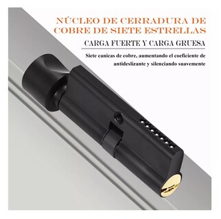 Foto 4 | Foto 4 | Juego de Cerradura y Chapa Belug color Negro para Puerta