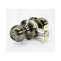 Cerradura Pomo Cilindrico Phillips Baño Laton Antiguo Gamma Sencillo