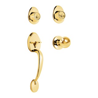 Foto 1 | Foto 1 | Jaladera Perilla y Cerrojo Llave-llave Hermex Cep-12pj color Oro Laton Brillante