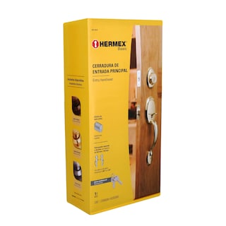 Foto 3 | Foto 3 | Jaladera Perilla y Cerrojo Llave Hermex Cep-12pjp color Dorado Laton Brillante