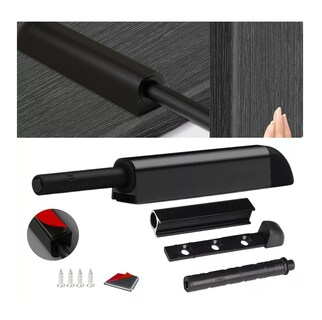 Foto 3 | Foto 3 | Herrajes de Cajones Push Open para Puerta Belug 10 Piezas Negro