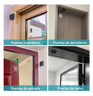 Foto 4 | Foto 4 | Cierra Puertas Automático Sin Perforaciones Soporte 6.4 cm 2 Piezas Negro