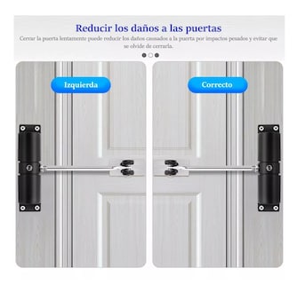 Foto 3 | Foto 3 | Cierra Puertas Automático Resorte Invisible Para Doméstico Negro