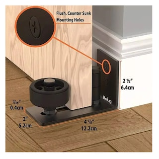 Foto 4 | Foto 4 | Guía De Piso Para Puerta Corrediza De Granero Belug, Configuración Negro