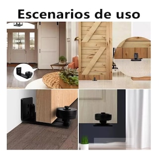 Foto 5 | Foto 5 | Guía De Piso Para Puerta Corrediza De Granero Belug, Configuración Negro