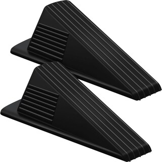 Foto 1 | Foto 1 | Tapones Para Puerta Frienda Jumbo, Resistentes, 5 Cm De Alto, 2 Unidades, Negros - Venta Internacional.