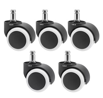 Foto 1 | Foto 1 | Ruedas para Sillas Lab.g 5 Piezas Negras