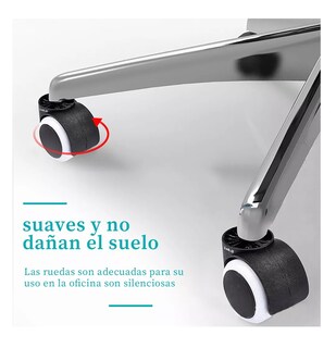 Foto 3 | Foto 3 | Ruedas para Sillas Lab.g 5 Piezas Negras