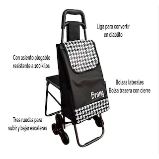 Foto 3 | Foto 3 | Carro Mandado C/silla Traslado Hergonomica Brang