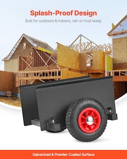 Foto 3 | Foto 3 | Panel Dolly Vevor De 272 Kg Para Uso Pesado Con 8 Ruedas Neumáticas - Venta Internacional.