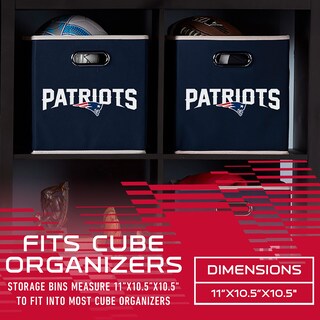 Foto 3 | Foto 3 | Contenedor De Almacenamiento Franklin Sports Nfl New England Patriots - Venta Internacional.