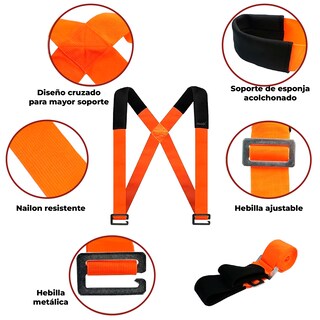 Foto 4 | Foto 4 | Correas De Arnés Ergonómico Para Cargar Y Mover Objetos Pesados