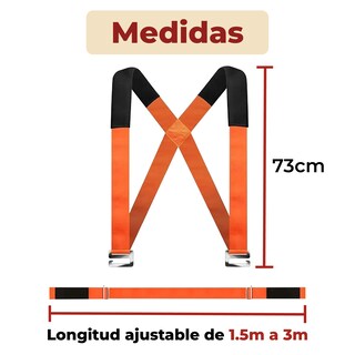 Foto 7 | Foto 7 | Correas De Arnés Ergonómico Para Cargar Y Mover Objetos Pesados