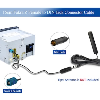 Foto 2 | Foto 2 | Cable Adaptador De Antena Bingfu Universal Fakra Z Hembra A Din - Venta Internacional.