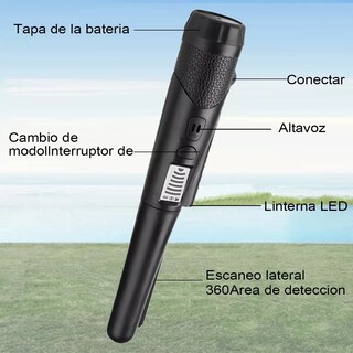 Foto 3 | Foto 3 | Detectores de Metales Portátil Eo Safe Imports ESI-11301 Negro