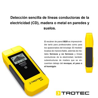 Foto 4 | Foto 4 | Escaner De Pared Metales Ferrosos Y No Ferrosos, Cables En Vivo, Subestructuras De Madera A Una Profundidad De 50 Mm