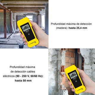 Foto 5 | Foto 5 | Escaner De Pared Metales Ferrosos Y No Ferrosos, Cables En Vivo, Subestructuras De Madera A Una Profundidad De 50 Mm