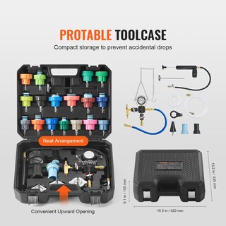 Foto 5 | Foto 5 | Kit De Medidor De Presión De Radiador Vevor, 28 Piezas, Para Automóviles Y Motocicletas - Venta Internacional.