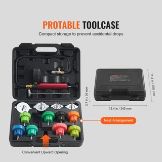 Foto 7 | Foto 7 | Kit De Medidor De Presión De Radiador Vevor Automotive 14 Piezas - Venta Internacional.