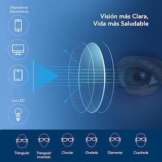 Foto 4 | Foto 4 | Magma Life Lentes Lectura Y Computadora 5 Piezas Con Blue Light Y Armazón Negro (1 Dioptría Multicolor)