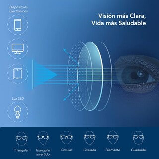 Foto 4 | Foto 4 | Magma Life Lentes Blue Light Sin Aumento Set De 5 Gafas Con Armazón Negro Para Computadora Y Lectura Hombre Y Mujer