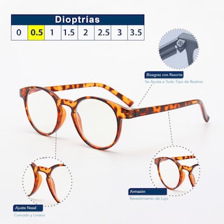 Foto 3 | Foto 3 | Magma Life Lentes Para Computadora Y Lectura: Set 5 Con Tecnología Blue Light Y Armazones Clásicos (multicolor 0.5 Dioptrías)