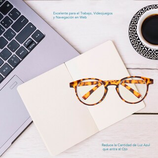 Foto 5 | Foto 5 | Magma Life Lentes Para Computadora Y Lectura: Set De 5 Con Tecnología Blue Light Y Armazones Clásicos (multicolor 2 Dioptrías)