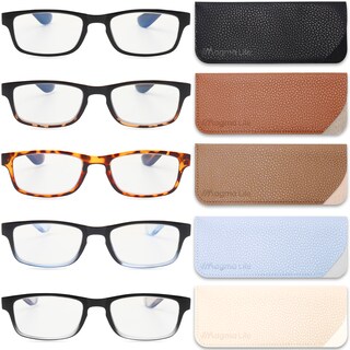 Foto 1 | Foto 1 | Set de 5 Lentes de Lectura Magma Life 0.5 Filtro Blue Light Unisex Multicolor